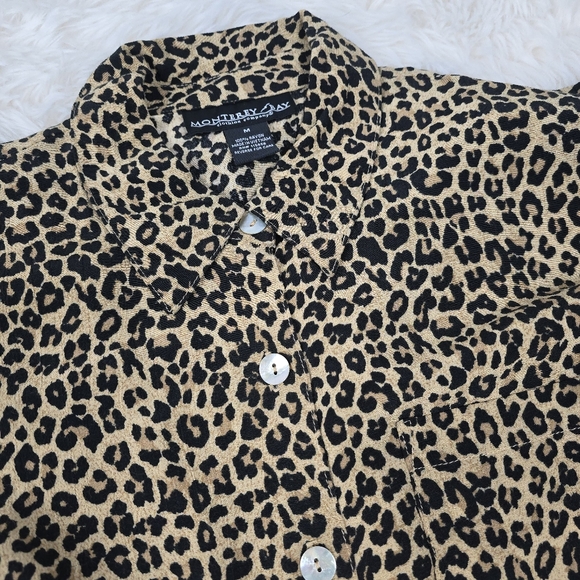 Monterey Bay Button-Down Leopard Print Shirt - Picture 11 of 11